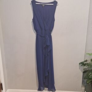 SLNY Royal Blue Maxi Dress